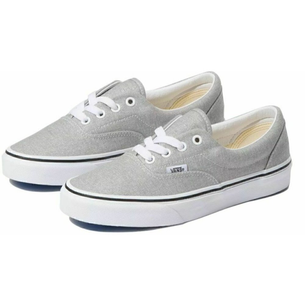 Vans Era Silver True White Classic Womens Sneakers